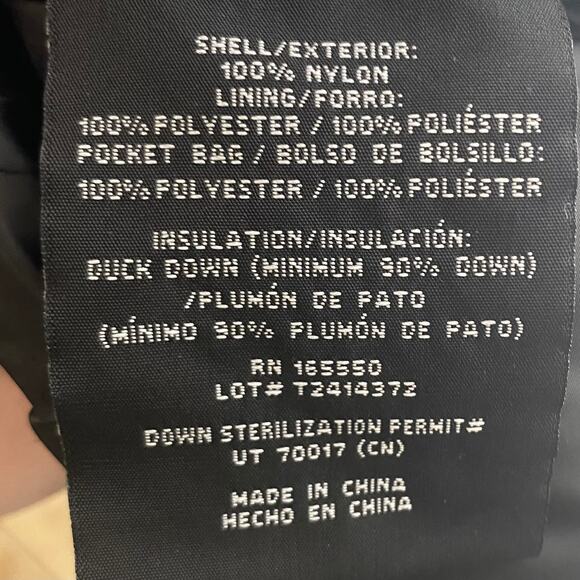 SOLD - NWT AVENTURE Quilted Down Puffer Skirt Knee Length Black Medium Winter - Picture 6 of 6